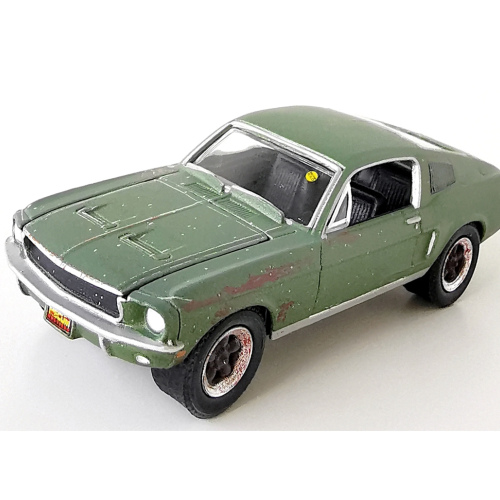 1968 Ford Mustang GT Bullitt Rusty Greenlight Blekgrön