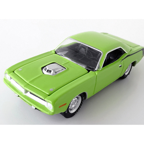 1970 Plymouth Barracuda Hemi Greenlight Gloss Ljus Limegrön