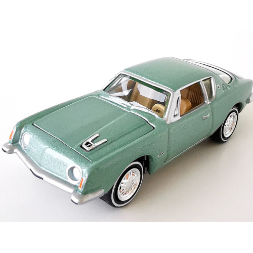 1963 Studebaker Avanti Supercharged Johnny Lightning Light Balsam Green poly