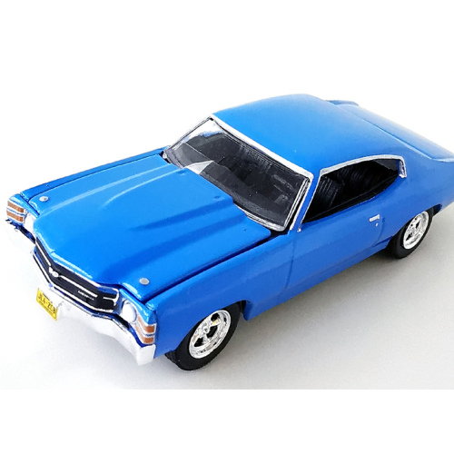 1971 Chevrolet Chevelle SS Greenlight The Rookie Blå poly