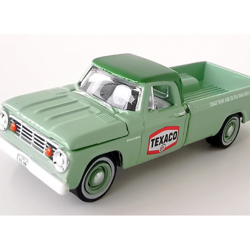 1967 Dodge D-100 Pickup Greenlight Texaco Blekgrön