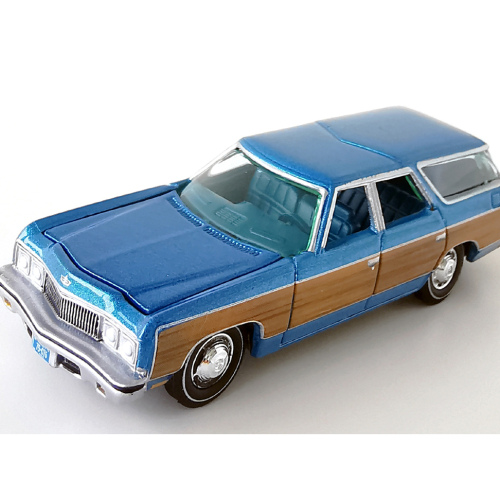 1973 Chevrolet Caprice Estate Johnny Lightning Blå poly