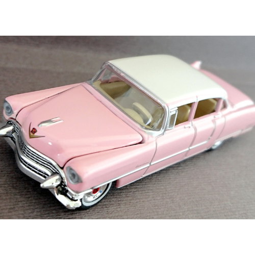1955 Cadillac Fleetwood 60 Greenlight Elvis Presley Gloss Pastellrosa