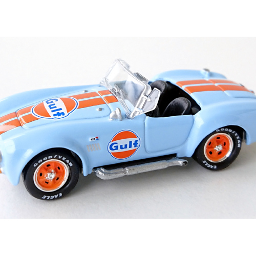 1965 Shelby Cobra Convertible 427 Gulf Johnny Lightning Gloss Pastellblå