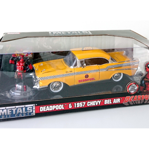1957 Chevrolet Bel Air Taxi Jada Deadpool - Brandgul