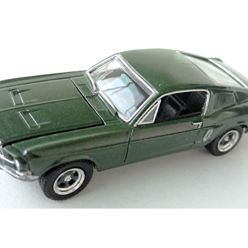 1968 Ford Mustang GT Bullitt Greenlight Mörk Skogsgrön poly