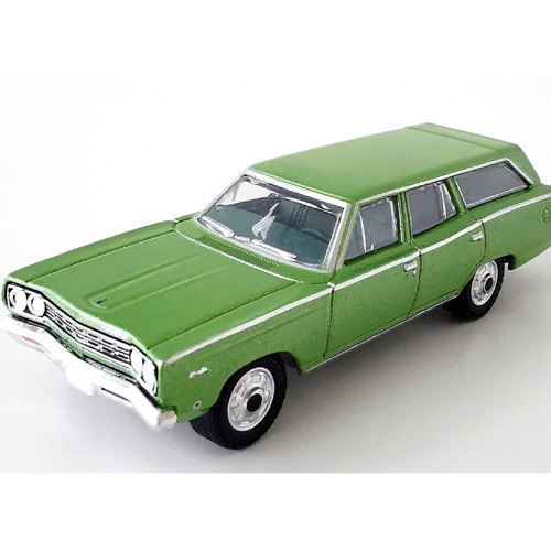 1968 Plymouth Satellite Station Wagon Greenlight Spring Green poly