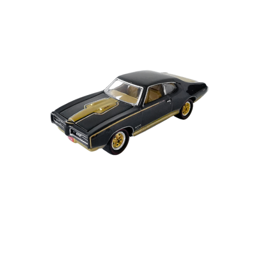 1969 Pontiac GTO Royal Bobcat Svart Poly Johnny Lightning