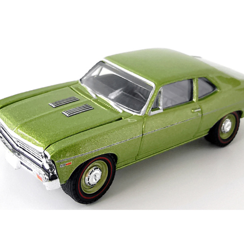 1968 Chevrolet Nova SS 350 Greenlight Mörk Limegrön poly