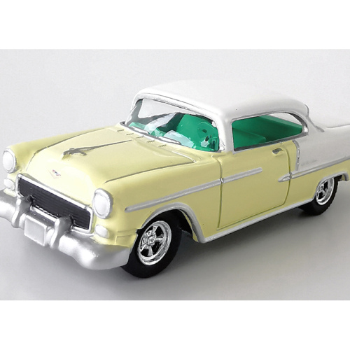 1955 Chevrolet Bel Air Greenlight Gloss Alabastergul & Vit