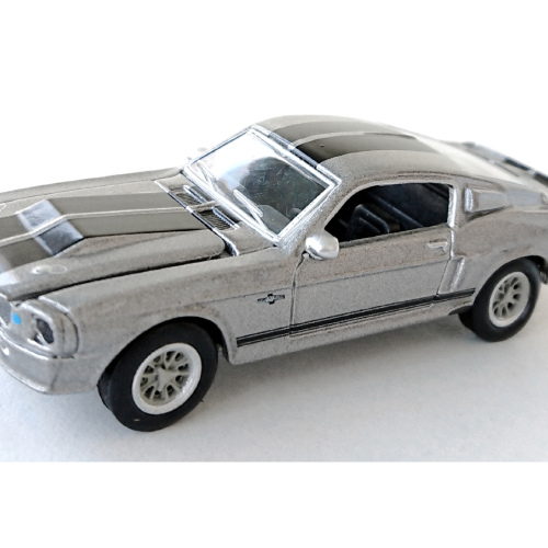 1967 Ford Mustang Shelby GT500 Custom Eleanor Greenlight Silver poly