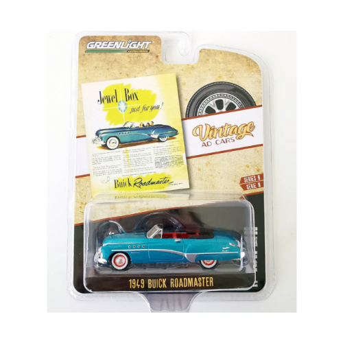 1949 Buick Roadmaster Conv Azurblå Greenlight