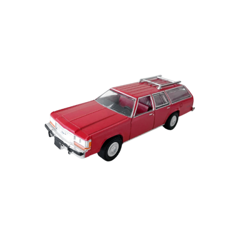 1989 Ford LTD Crown Victoria Wagon Raspberry Red Poly Greenlight