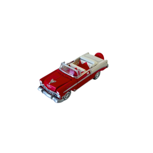 1956 Chevrolet Bel Air Convertible Röd Johnny Lightning