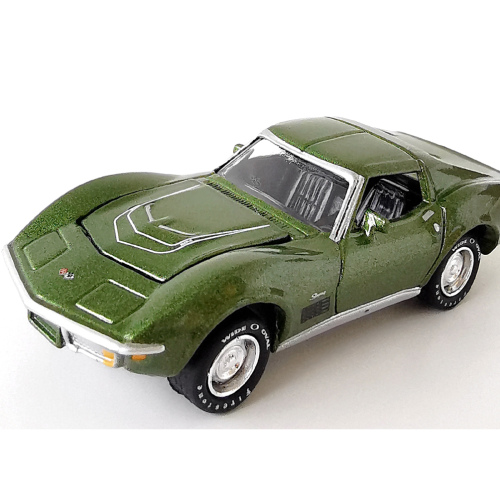 1972 Chevrolet Corvette Stingray LT1 Johnny Lightning Elkheart Green poly