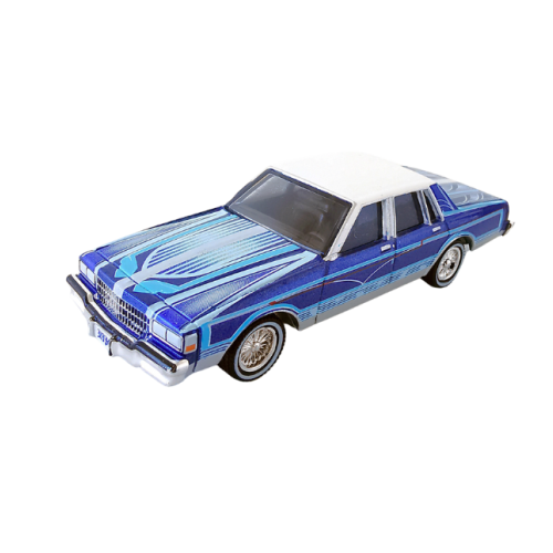 1986 Chevrolet Caprice Mörkblå Poly Lowrider Greenlight