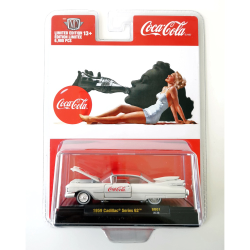 1959 Cadillac Series 62 M2 Machines Coca Cola Cream White