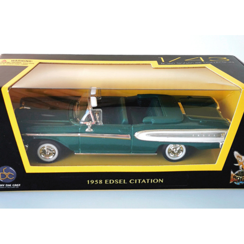 1958 Edsel Citation Convertible Lucky Diecast Mörkgrön poly