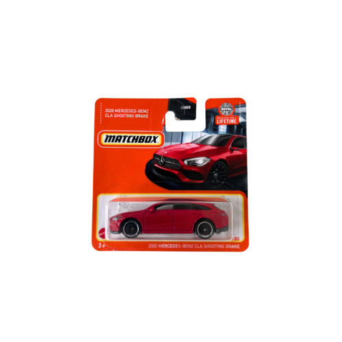 2020 Mercedes Benz CLA Shooting Brake Mörkröd Matchbox