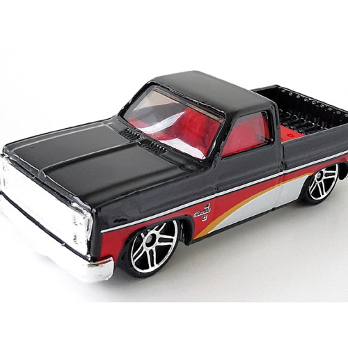 1983 Chevrolet C-10 Silverado Hot Wheels Gloss Svart