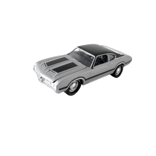 1970 Oldsmobile Cutlass W-31 Silver Poly Johnny Lightning