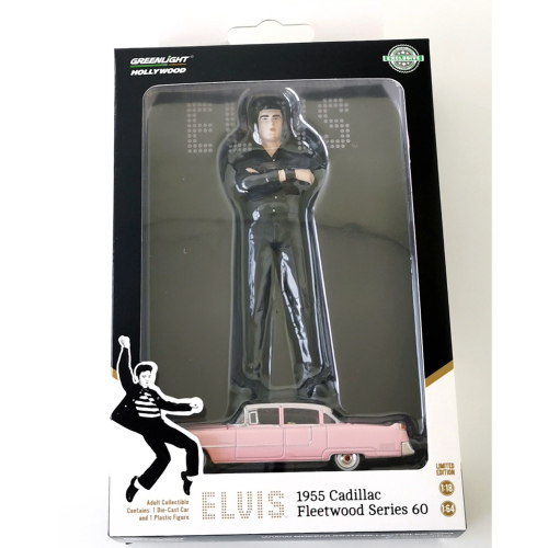 1955 Cadillac Fleetwood 60 Elvis Presley Greenlight Pastellrosa