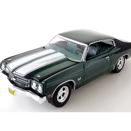 1970 Chevrolet Chevelle SS 396 Greenlight John Wick II Metalflake Mörkgrön