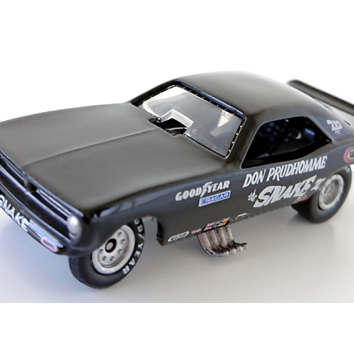 1973 Plymouth Barracuda FC Don Prudhomme Racing Champions Gloss Svart