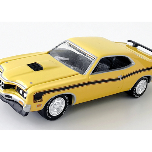 1971 Mercury Cyclone Spoiler Johnny Lightning Gloss Ljusgul