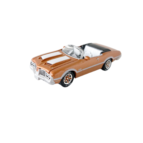 1972 Oldsmobile Cutlass 442 Conv Caramel Brown Poly Johnny Lightning