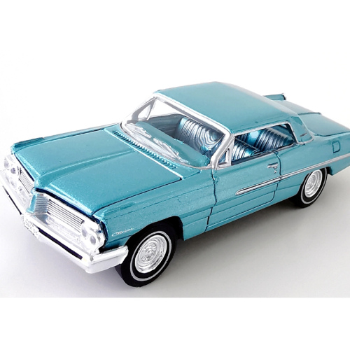 1962 Pontiac Catalina Royal Bobcat Racing Champions Aquamarine Blue poly