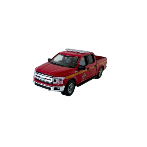 2018 Ford F-150 Super Crew Seattle Fire Dept. Röd Greenlight