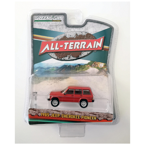 1985 Jeep Cherokee Pioneer 4x4 Greenlight Ljusröd