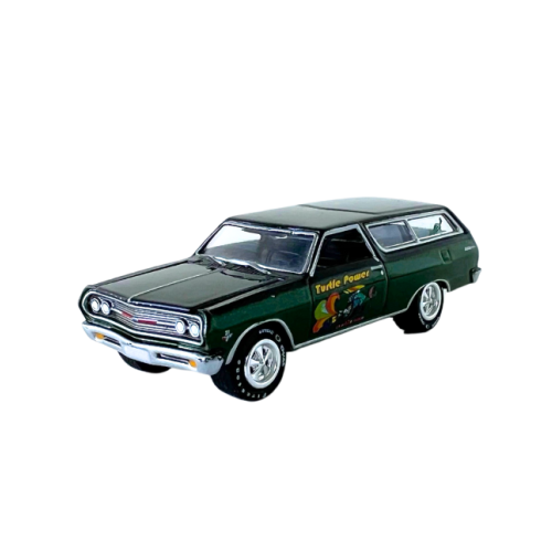 1965 Chevrolet Chevelle Grön Turtle Power Johnny Lightning