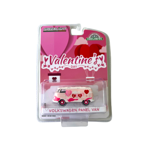 1964 Volkswagen Panel Van Rosa Valentines Day Greenlight