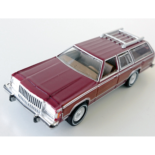 1985 Mercury Grand Marquis Colony Park Greenlight Sangria Red poly