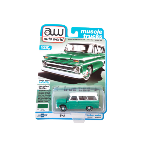 1965 Chevrolet Suburban Jadegrön Autoworld