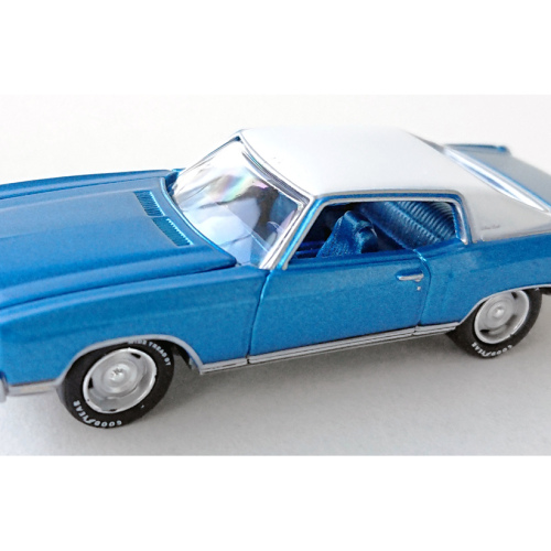 1971 Chevrolet Monte Carlo SS Johnny Lightning Azurblå poly