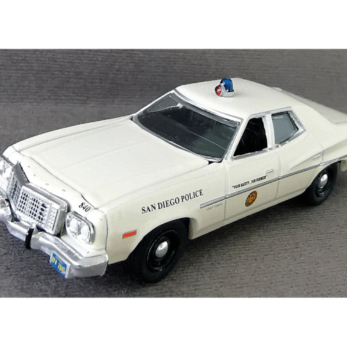 1975 Ford Gran Torino Greenlight Gloss Cream White