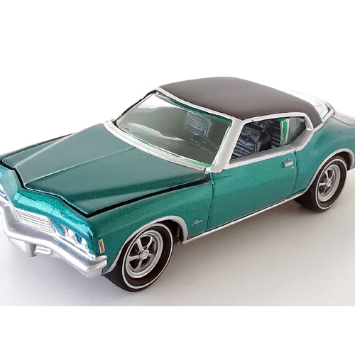 1971 Buick Riviera Johnny Lightning Aquagrön poly