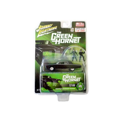 1966 Imperial Crown Custom The Green Hornet Mattsvart Inkl Figurer Johnny Lightning