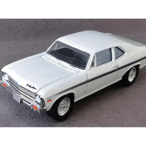 1972 Chevrolet Nova Rally Greenlight Gloss Vit