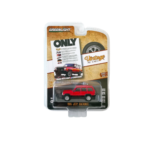 1984 Jeep Cherokee Chief Gloss Röd Greenlight