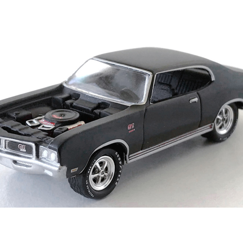 1970 Buick Skylark GS 455 Johnny Lightning Mattsvart