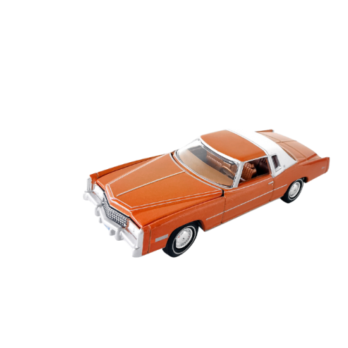 1975 Cadillac Eldorado Sunburst Orange Poly Autoworld