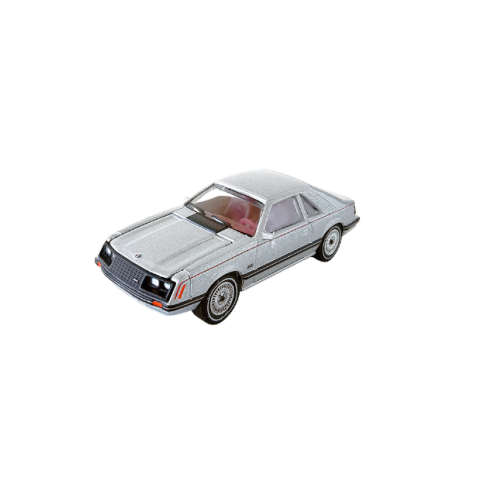 1979 Ford Mustang Coupe Ghia Silver Poly Greenlight