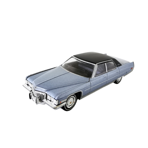 1972 Cadillac Sedan Deville Silverblå Poly Greenlight