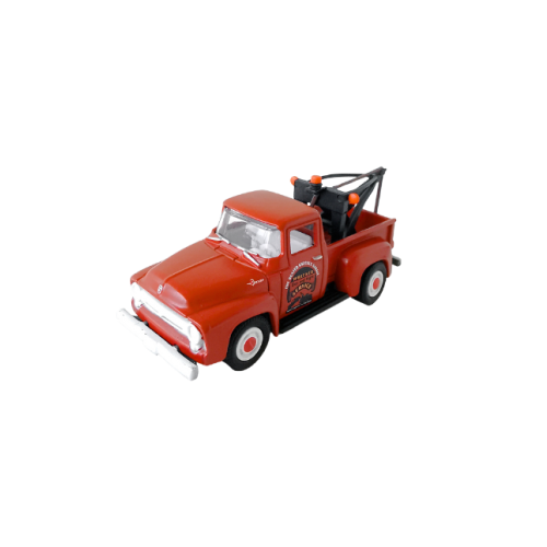 1956 Ford F-100 Tow Truck Terracottaröd The Busted Knuckle Garage Greenlight