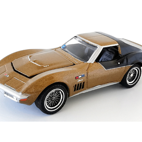 1969 Chevrolet Corvette Stingray 427 AstroVette Greenlight - Dovguld poly